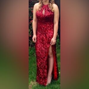 RED ✨ SPARKLE ✨ DRESS